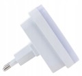 Kontaktowa lampka nocna LED 6,5x6,5cm 220V z czujnikiem zmierzchu