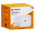 Kontaktowa lampka nocna LED 6,5x6,5cm 220V z czujnikiem zmierzchu