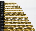 Zestaw 13 wierteł do metalu HSS 1,5-6,5mm Stalowych