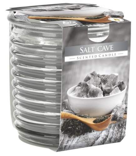 Świeca zapachowa w słoiku Grota solna 8,2x8cm do 28h palenia