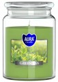 Świeca zapachowa w słoiku Zielona herbata 14x9,8cm do 100h palenia