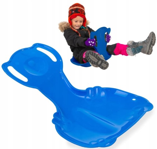 Ślizg plastikowy duży niebieski 39,3x59cm 