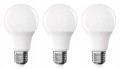 Zestaw 3 żarówek energooszczędnych LED E27 neutralna biel 9,4 W 806 lm