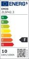Zestaw 3 żarówek energooszczędnych LED E27 neutralna biel 9,4 W 806 lm