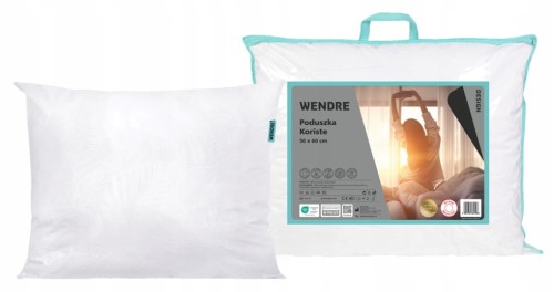 Poduszka antyalergiczna biała 50x60cm wygodna