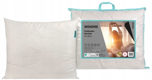 Poduszka antyalergiczna szara 70x80cm Komfortowa