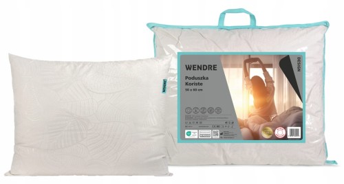 Poduszka antyalergiczna szara 50x60cm uniwersalna