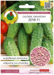 Ogórek Zefir F1 5g Wczesna odmiana o dużym plonie