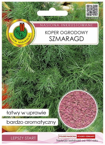 Koper ogrodowy Szmaragd 5g Wczesna odmiana o dużym plonie 