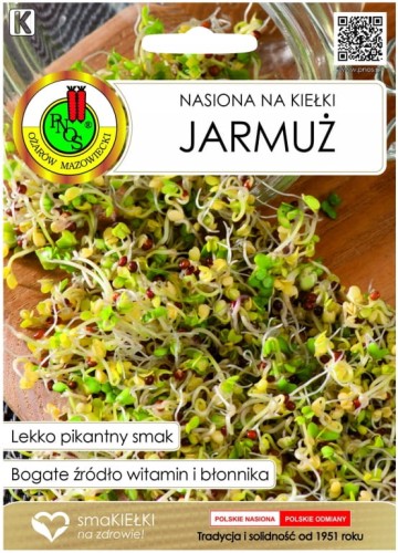 Jarmuż 5g Nasiona na kiełki Naturalna bomba witaminowa