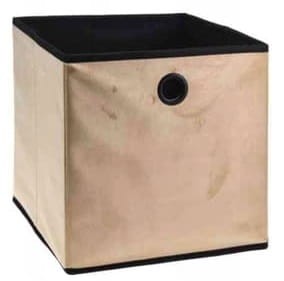 Zamszowe pudełko do przechowywania 30x30x30cm