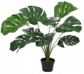 Sztuczna roślina Green Monstera 60x66cm Realistyczna dekoracja do wnętrz
