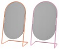 Lusterko kosmetyczne 15,2x26cm Minimalistyczne z metalowym rantem