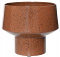Osłonka metalowa 18x16cm Brązowa z czarnymi kropkami