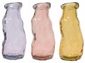 Szklany wazon na kwiaty 10x25cm Przezroczysty dekoracyjny