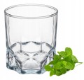 Szklanka niska do whisky i drinków 320ml 9x8cm transparentna