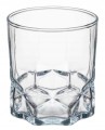 Szklanka niska do whisky i drinków 320ml 9x8cm transparentna