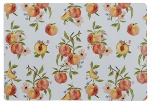 Podkładka na stół 42,5x29cm Dekoracyjna brzoskwiniowy wzór