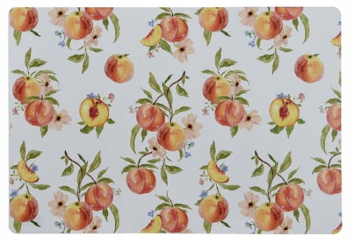 Podkładka na stół 42,5x29cm Dekoracyjna brzoskwiniowy wzór