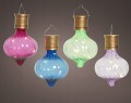 Żarówka solarna plastikowa 7,7x11,7cm Lampka wisząca