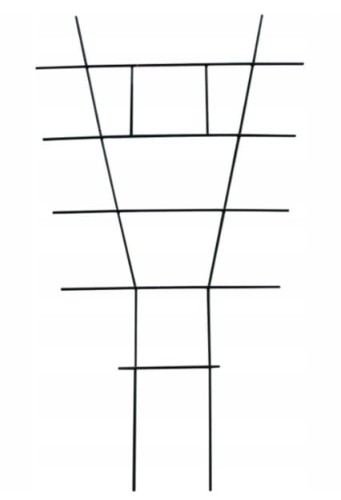 Podpora drabinka do roślin doniczkowych 38x24cm Zielona drut stalowy