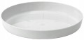 Podstawka pod doniczkę Biała 23,4x3,4cm Plastikowa błyszcząca