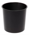 Doniczka plastikowa mokka okrągła 19x19,5cm z wkładem