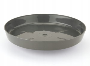Podstawka pod doniczkę antracytowa 16,9cm Plastikowa