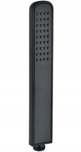 Słuchawka natryskowa prysznicowa łazienkowa 1- funkcyjna Czarny mat HIACYNT 