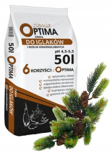 Ziemia do iglaków i roślin kwaśnolubnych 50L