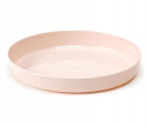 Podstawka pod doniczkę jasny beż 12,6x1,8 cm Plastikowa