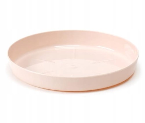 Podstawka pod doniczkę jasny beż 28x4,1 cm Plastikowa