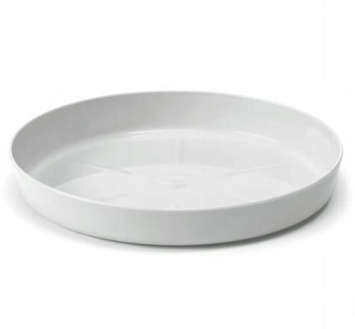 Podstawka jasnoszara pod doniczkę 11,2 cm Plastikowa