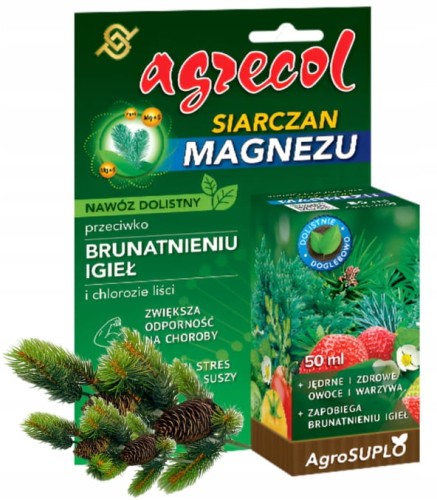 Nawóz dolistny i doglebowy 50ml Siarczan Magnez