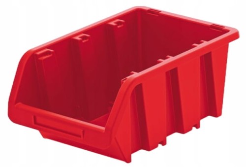 Kuweta warsztatowa 8x6x11,5cm Czerwona praktyczna i wytrzymała