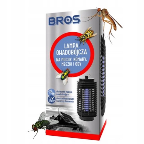 Lampa owadobójcza BROS 12,5x28,8cm Ochrona przed owadami latającymi