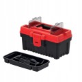Kistenberg Skrzynka narzędziowa 36x18,6x19,3cm z uchwytem czarno-czerwona