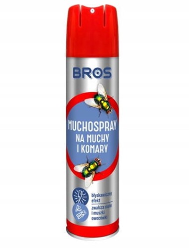 Bros Preparat na muchy i komary w sprayu 0,4L areozol na owady