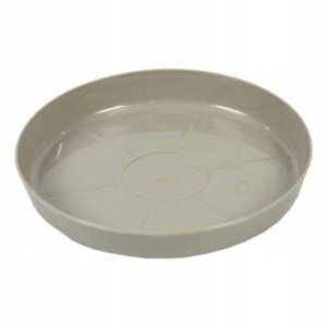 Podstawka pod doniczkę taupe 19,7 x 2,9 cm Plastikowa