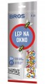 Bros Zestaw 4 lepów na muchy na okno Skuteczna pułapka na owady
