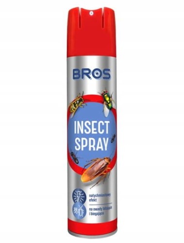 Bros Preparat na insekty w areozolu 300ml skuteczne zwalczanie owadów