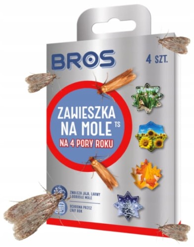 Bros Zawieszka na mole 4szt - 4 pory roku skuteczna 