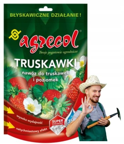 Nawóz krystaliczny do truskawek poziomek i malin 350L Roztworu