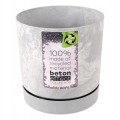 Doniczka efekt betonu 10,8x10,9cm plastikowa elegancka osłonka Tubo