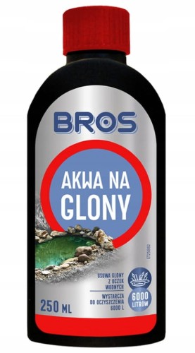 Bros Płyn na glony do oczek wodnych 250ml Skuteczna ochrona zbiornika wodnego