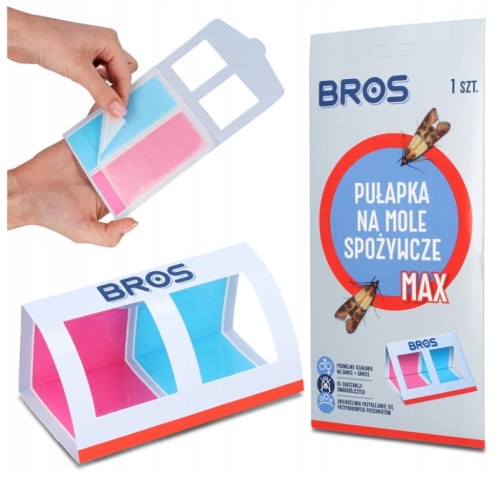 Bros Pułapka na mole spożywcze MAX 1szt Skuteczna ochrona Twojej kuchni