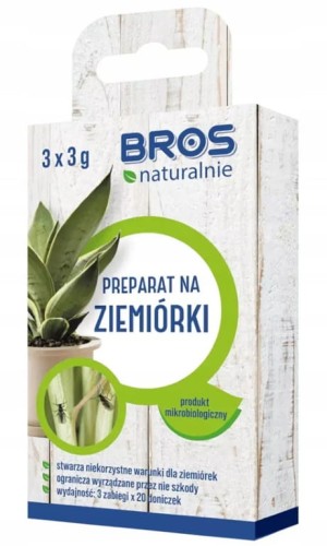 Preparat na ziemiórki 3x3g Naturalna ochrona twoich roślin doniczkowych