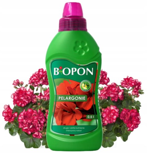 Płynny nawóz do pelargonii 500ml Długie i obfite kwitnienie