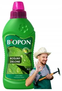 Nawóz mineralny do roślin zielonych 0,5L Soczysta zieleń przez cały rok