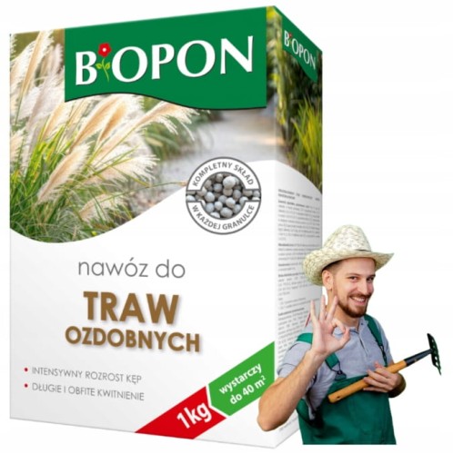 Nawóz do traw ozdobnych 1kg Wieloskładnikowy preparat mineralny